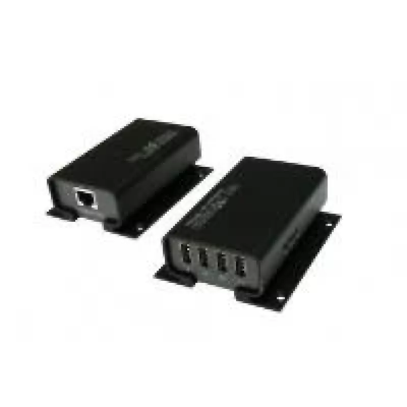 EXSYS EX-1444 4-porttinen USB 2.0 Cat.5/6 jatko, jopa 100 m