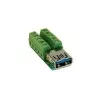 EXSYS EX-49060 sovitin 10-pin USB 3.0 naaras – riviliitin