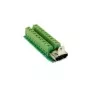 EXSYS EX-49065 sovitin 19-pin HDMI naaras – 20-pin riviliitin