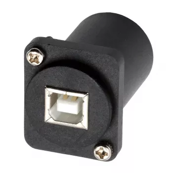 EXSYS EX-49157 D-tyypin USB 2.0 asennusadapteri, USB-B liitäntä USB-A liitäntään