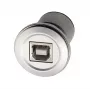 EXSYS EX-49193 metallinen paneeliasennus-USB-2.0-adapteri USB-B liitäntä USB-A liitäntään