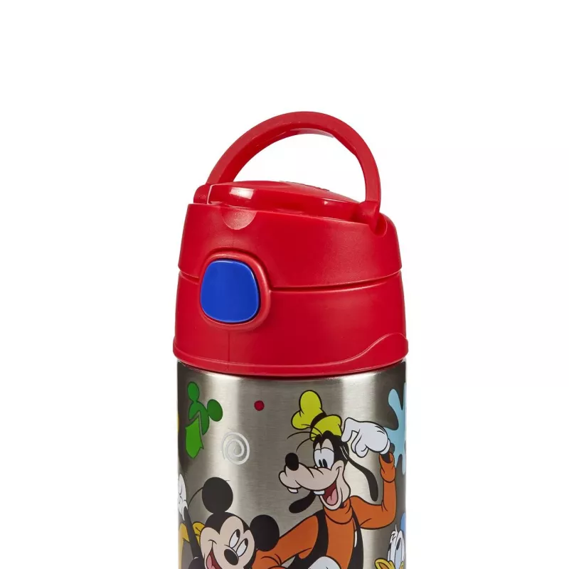 THERMOS FUNTAINER termospullo pillillä, Disney Mickey, 0,35 L, ruostumaton teräs, PP-kansi 4113.411.035