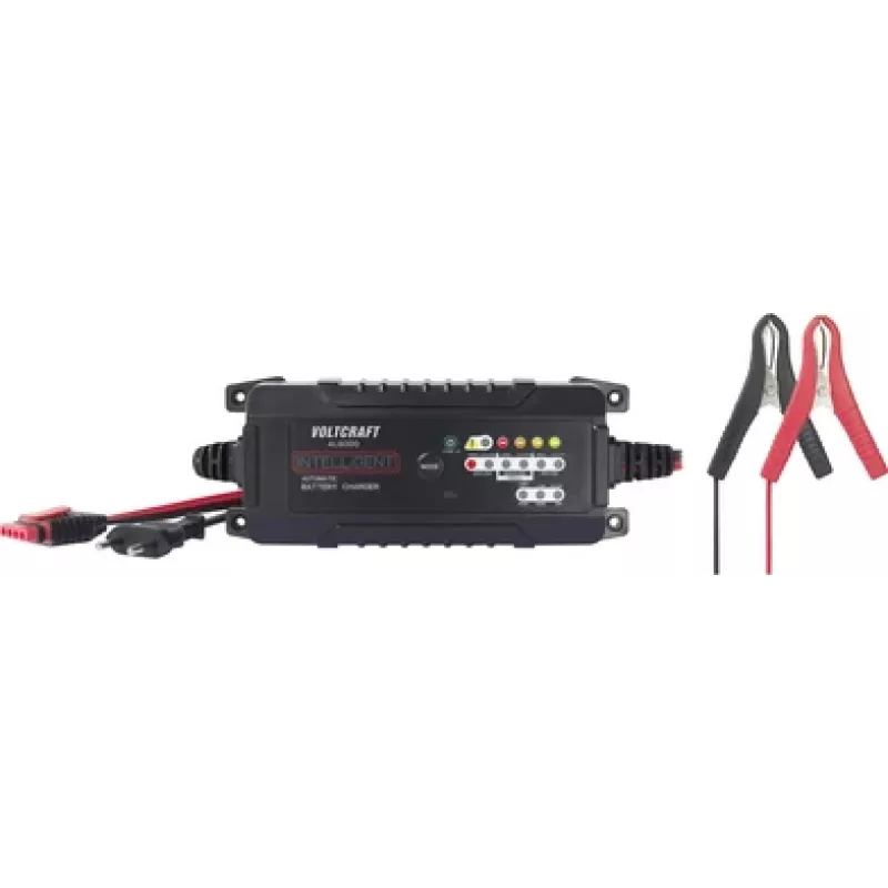 Voltcraft AL6000 VC-16015910 automaattinen akkulaturi 6/12 V 6 A IP65 vedenpitävä