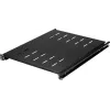 Renkforce RF-7112942 19 inch rack-hylly 1U ulosvedettävä musta