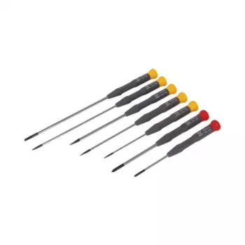 C.K Tools T4883x 7-osainen elektroniikkaruuvitalttasarja (taltta 2,5x75, 3,0x100, 3,0x150, PH0x60, PH1x80, PZ0x60, PZ1x80)