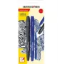 Faber-Castell Eberhard Faber Erase it! geelikynä, 0,7 mm, sininen, Action Set, blisteripakkaus 582103