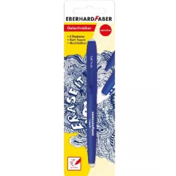 Faber-Castell Eberhard Faber Erase It! geelikynä sininen 0,7 mm uudelleentäytettävä pyyhittävä 582181
