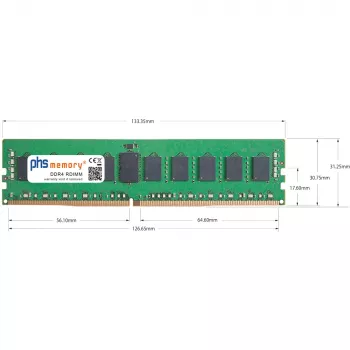 PHS-memory 32GB DDR4 ECC UDIMM 3200MHz PC4-25600E RAM Synology RackStation RS3626xs -kokoonpanoon SP619473