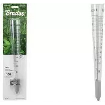 BRADAS WL-M17 WHITE LINE sademittari, muovi, jopa 160 mm/m², kartiomainen jalusta, 1 kpl