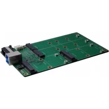 EXSYS EX-3673 USB 3.2 Gen 2x1 – M.2- ja mSATA-sovitinkortti USB Type-B -liittimellä