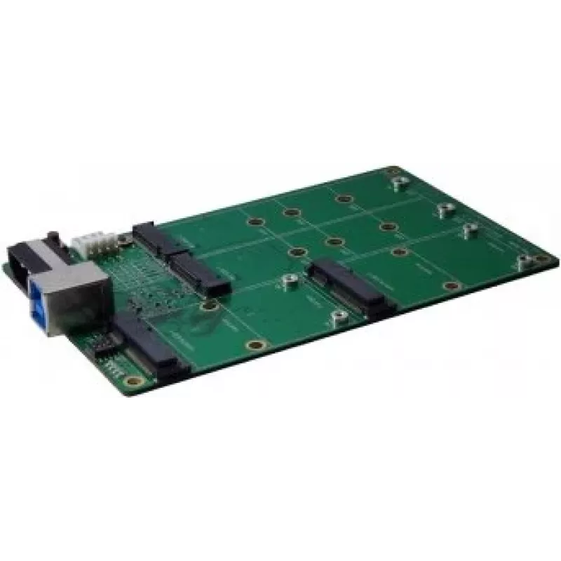 EXSYS EX-3673 USB 3.2 Gen 2x1 – M.2- ja mSATA-sovitinkortti USB Type-B -liittimellä