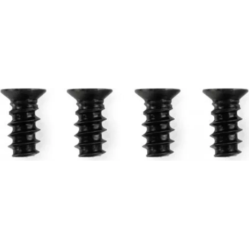 Alphacool tuuletinsruuvit 4 kpl setti 5x10mm musta (10325)