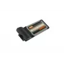 EXSYS ExpressCard Gigabit Ethernet -sovitin, Realtek RTL8111C, 10/100/1000 Mbps, ExpressCard/34 EX-6087