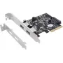 EXSYS EX-12001-2 PCIe x2 Low-Profile USB 3.2 Gen 2x2 -sovitin