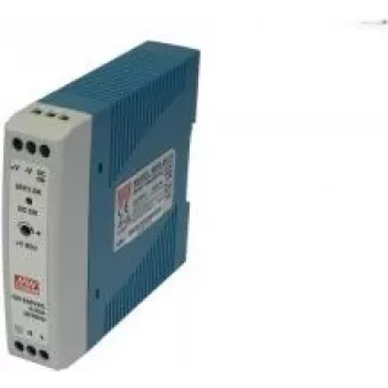 EXSYS EX-6950 DIN-kiskokiinnitteinen virtalähde 24W 24V 1A, sininen/harmaa