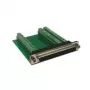 EXSYS EX-49040 D-SUB 37-pin pistoke ruuviliitinrimaan -adapteri, vihreä/hopea