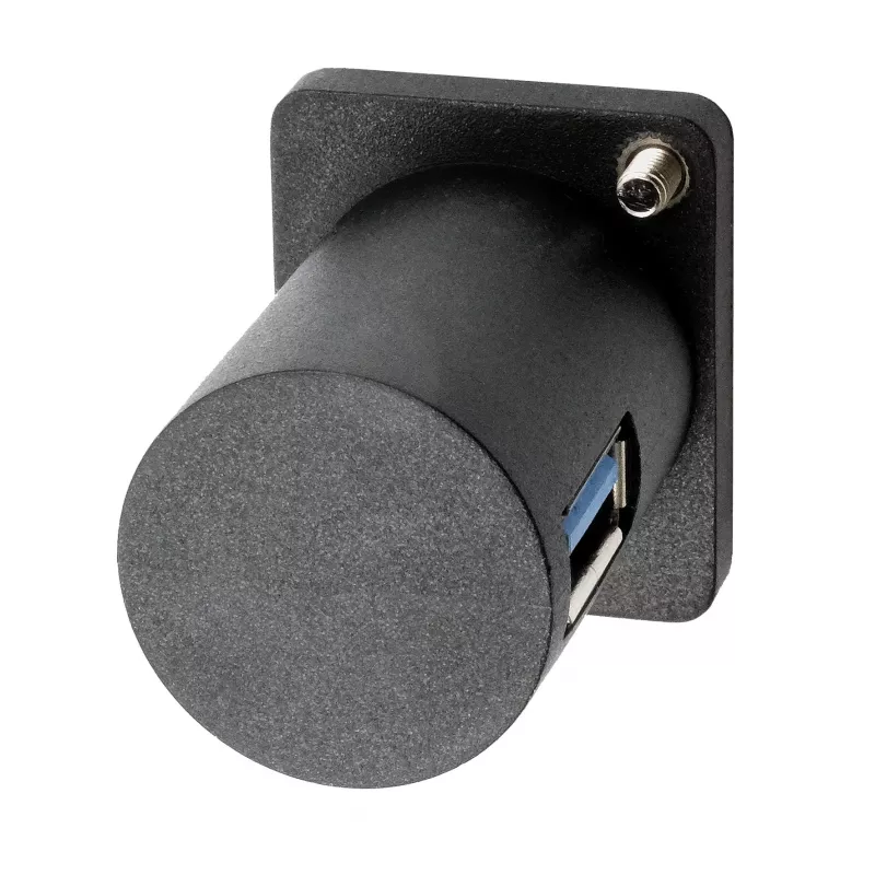 EXSYS EX-49154 D-tyypin adapteri USB-A-liitin liittimeen 90°, USB 3.2 Gen 1