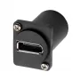 EXSYS EX-49170 DisplayPort–Mini DisplayPort -liitin asennusadapteri, 4K UHD