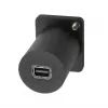EXSYS EX-49170 DisplayPort–Mini DisplayPort -liitin asennusadapteri, 4K UHD