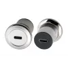 EXSYS EX-49195 USB-C naaras USB-C naaras -asennusadapteri, metalli, USB 3.2 Gen 1