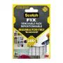 3M Scotch-Fix kiinnitysneliöt 11 mm x 15 mm valkoinen 64 kpl:n pakkaus 7100263372
