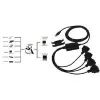 EXSYS EX-1324 USB 2.0 - 4-porttinen RS-232 sarja-adapteri, metallikotelo, FTDI-piirisarja, 921,6 Kbps, DB9-urosliitin