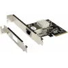 EXSYS EX-6061-2 Dual 10GbE PCIe x4 matalaprofiilinen verkkoadapteri