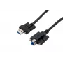 EXSYS EX-K1572V USB 3.0 -kaapeli, 2m, tyyppi A -uros tyyppi B -uros, musta