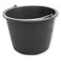 Bradas KTW20 rakennusämpäri 20 L PVC musta pyöreä metallisankakahvalla ja tilavuusasteikolla