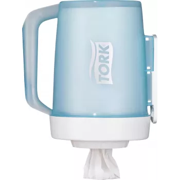 TORK Mini Centrefeed -annostelija valkoinen ja turkoosi M1 658002