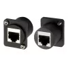 EXSYS EX-49150 D-tyypin adapteri RJ45-liitin - liitin, CAT.5e