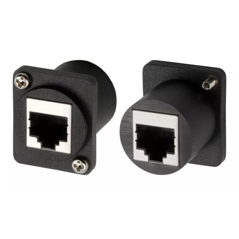 EXSYS EX-49150 D-tyypin adapteri RJ45-liitin - liitin, CAT.5e