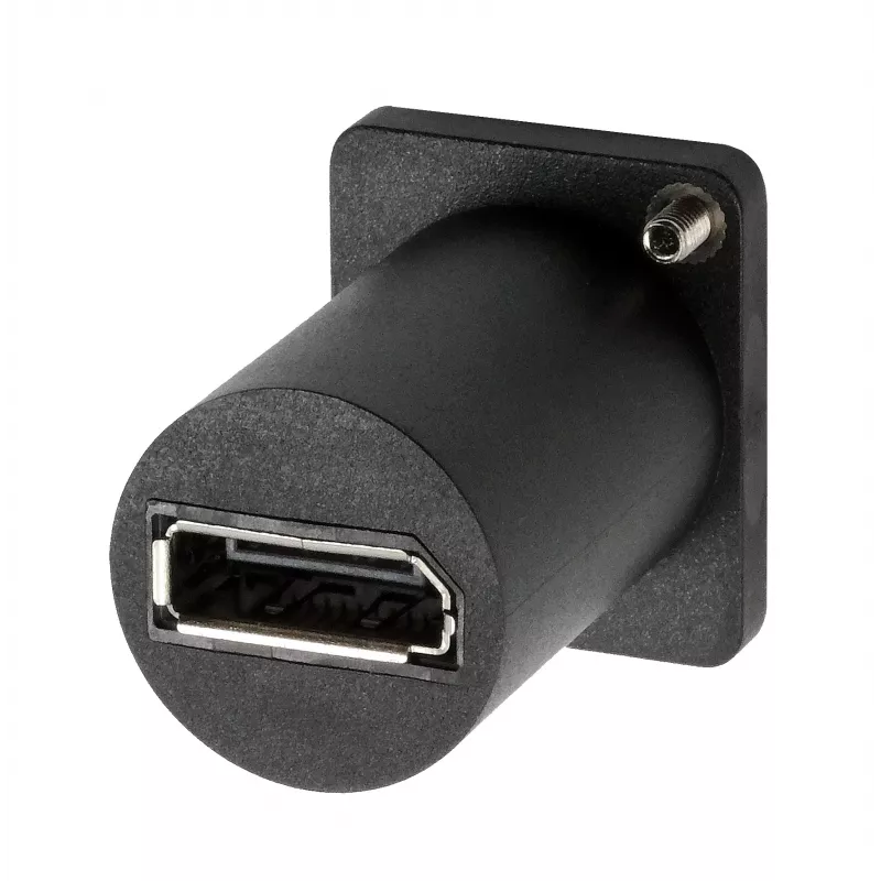 EXSYS EX-49151 D-tyypin DisplayPort-sovitin, naaras–naaras
