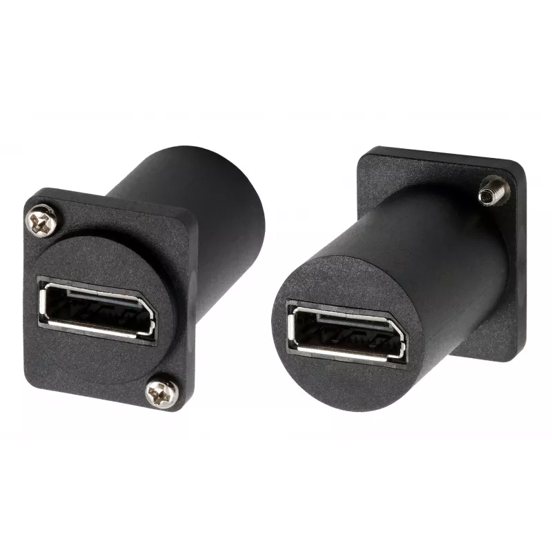 EXSYS EX-49151 D-tyypin DisplayPort-sovitin, naaras–naaras
