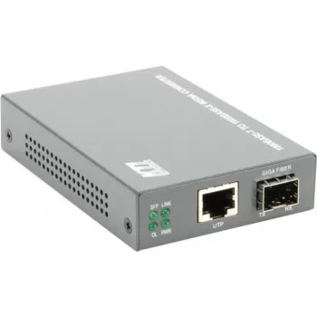 KTI Networks KGC-300 Gigabit Ethernet -mediakonvertteri, RJ45 - SFP, monimuoto/yksimuoto