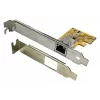 EXSYS EX-6071C PCI Express Gigabit Ethernet -kortti, 1x RJ45, Realtek, Low Profile -kiinnike mukana