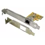 EXSYS EX-6071C PCI Express Gigabit Ethernet -kortti, 1x RJ45, Realtek, Low Profile -kiinnike mukana