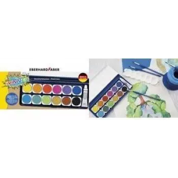 Faber-Castell Eberhard Faber WINNER peiteväripakkaus, 12 kirkasta väriä, läpinäkyvä irrotettava kansi 578314