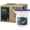 TORK 190692 Premium-käsienpuhdistuspyyhkeet, 58 kpl, 300 x 270 mm, liuotteeton, pH-neutraali, Aloe Vera & glyseriini, uudelleensuljettava säiliö