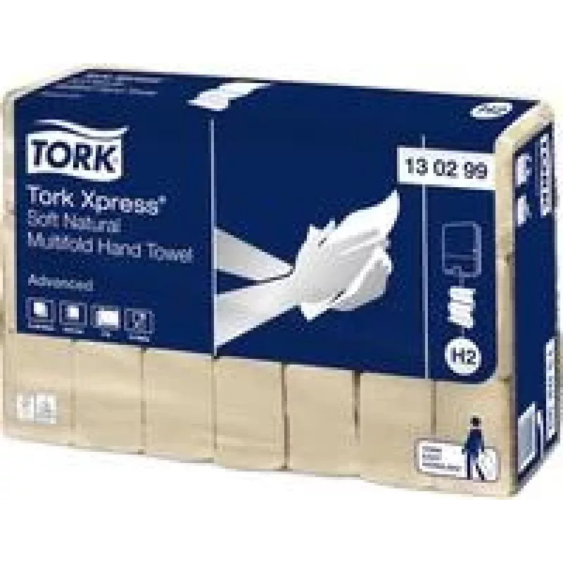 TORK 130299 H2 Advanced Interfold-käsipyyhkeet, 2-kerroksinen, valkoinen, 3780 arkkia
