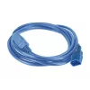 ACT virtajohto C14 - C21 IEC60320 sininen 2,5 m (AK5383)