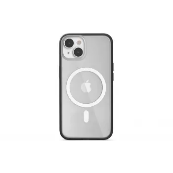 Woodcessories ECO643 iPhone 14 Plus kotelo - ympäristöystävällinen musta & läpinäkyvä takakansi