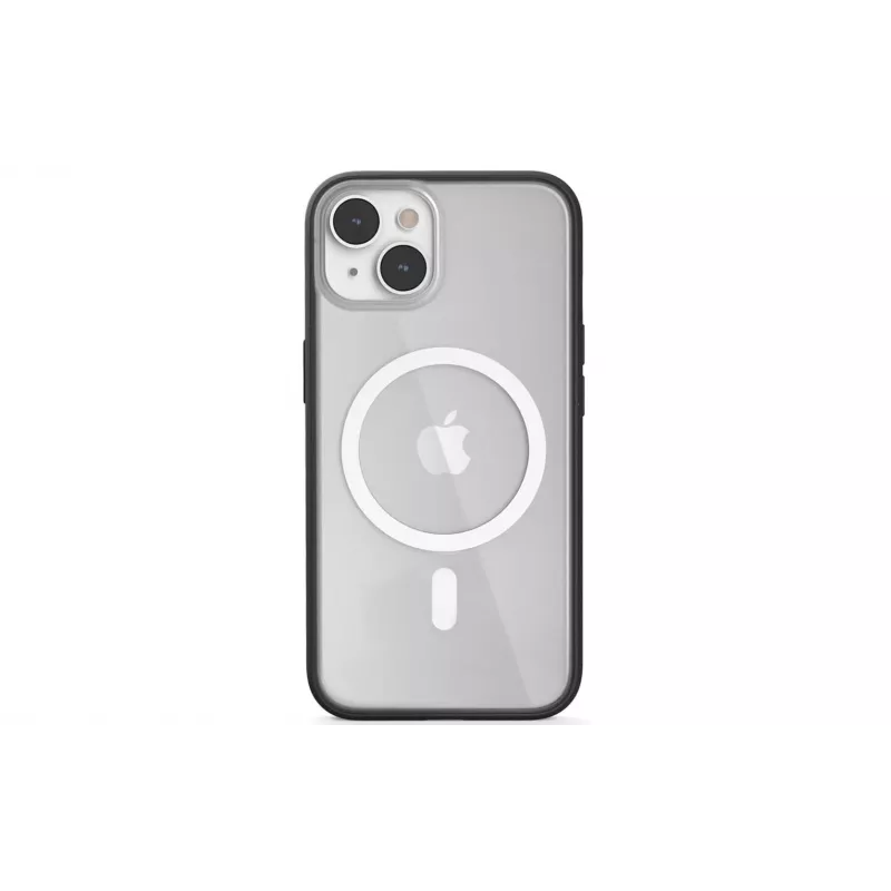 Woodcessories ECO643 iPhone 14 Plus kotelo - ympäristöystävällinen musta & läpinäkyvä takakansi