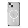 Woodcessories ECO643 iPhone 14 Plus kotelo - ympäristöystävällinen musta & läpinäkyvä takakansi