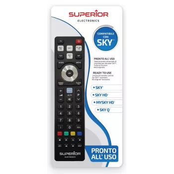 SUPERIOR ELECTRONICS vara-kaukosäädin SUPTRB027 Sky - musta