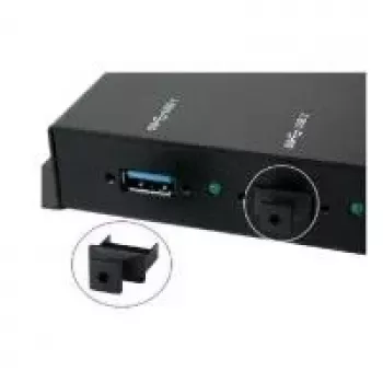 EXSYS EX-1111 USB Type-A -liitännän pölynsuojakannet (10 kpl:n pakkaus, musta)