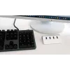 EXSYS EX-1134-2 USB 3.2 Gen 1 4-porttinen keskitin USB-C-kaapelilla ja USB-A-sovittimella