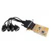 EXSYS 4-porttinen RS-232 PCI -sarjakortti FTDI-piirisarjalla (EX-41084)