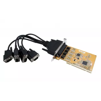 EXSYS 4-porttinen RS-232 PCI -sarjakortti FTDI-piirisarjalla (EX-41084)