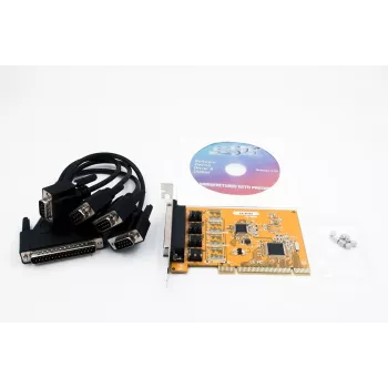 EXSYS 4-porttinen RS-232 PCI -sarjakortti FTDI-piirisarjalla (EX-41084)